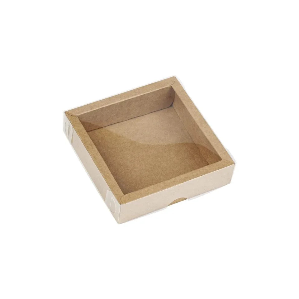 Small Chocolate Box with Clear Lid