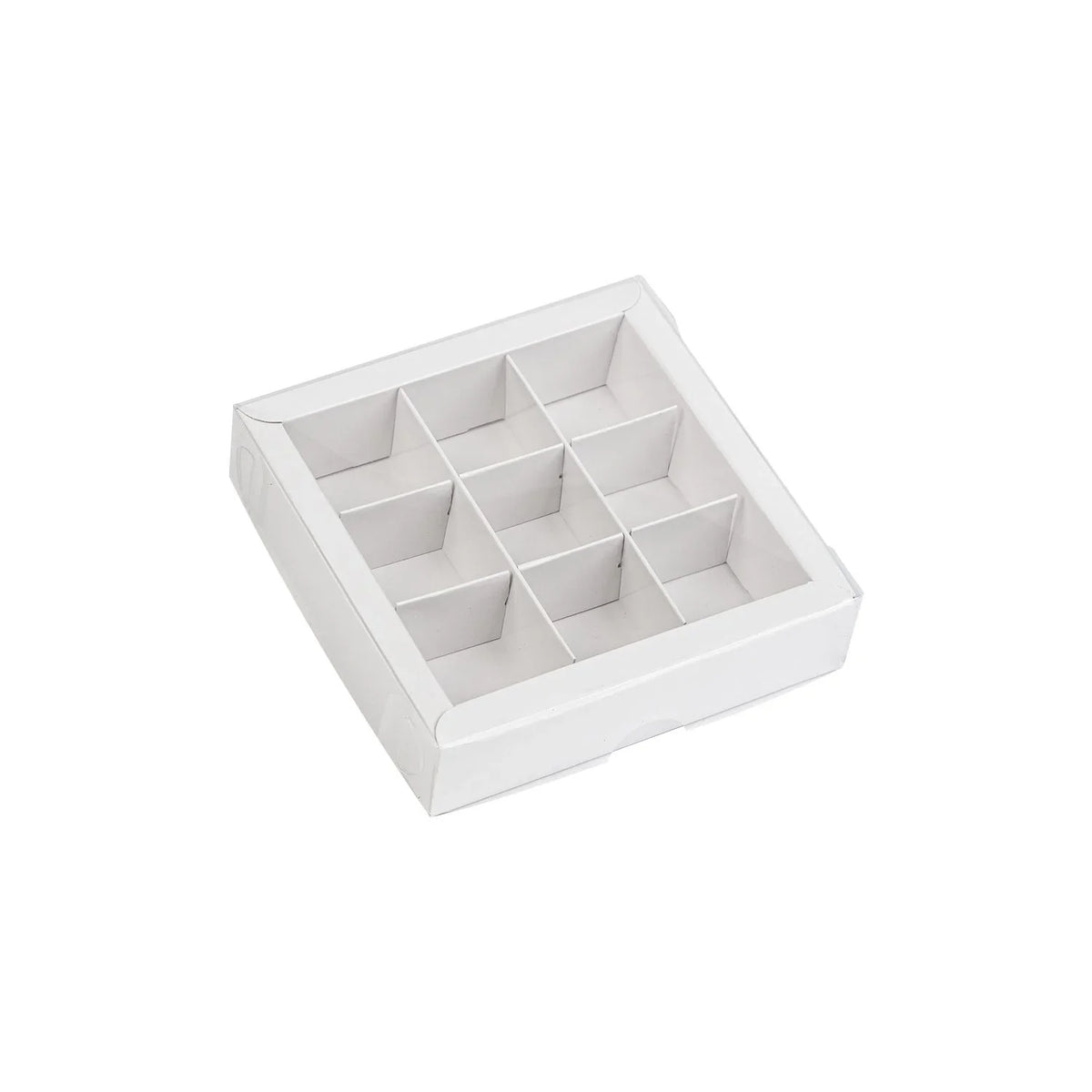 Small Chocolate Box with Clear Lid