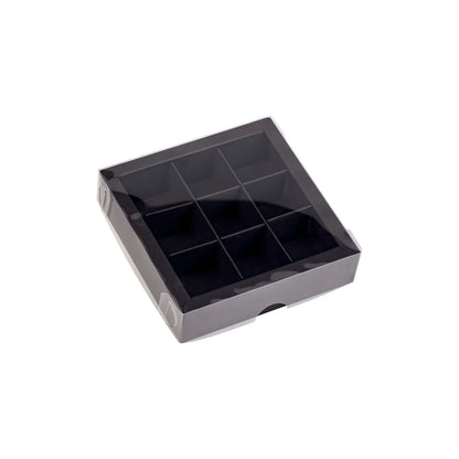 Small Chocolate Box with Clear Lid