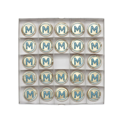 24 Day Ribbon Advent Calendar Box