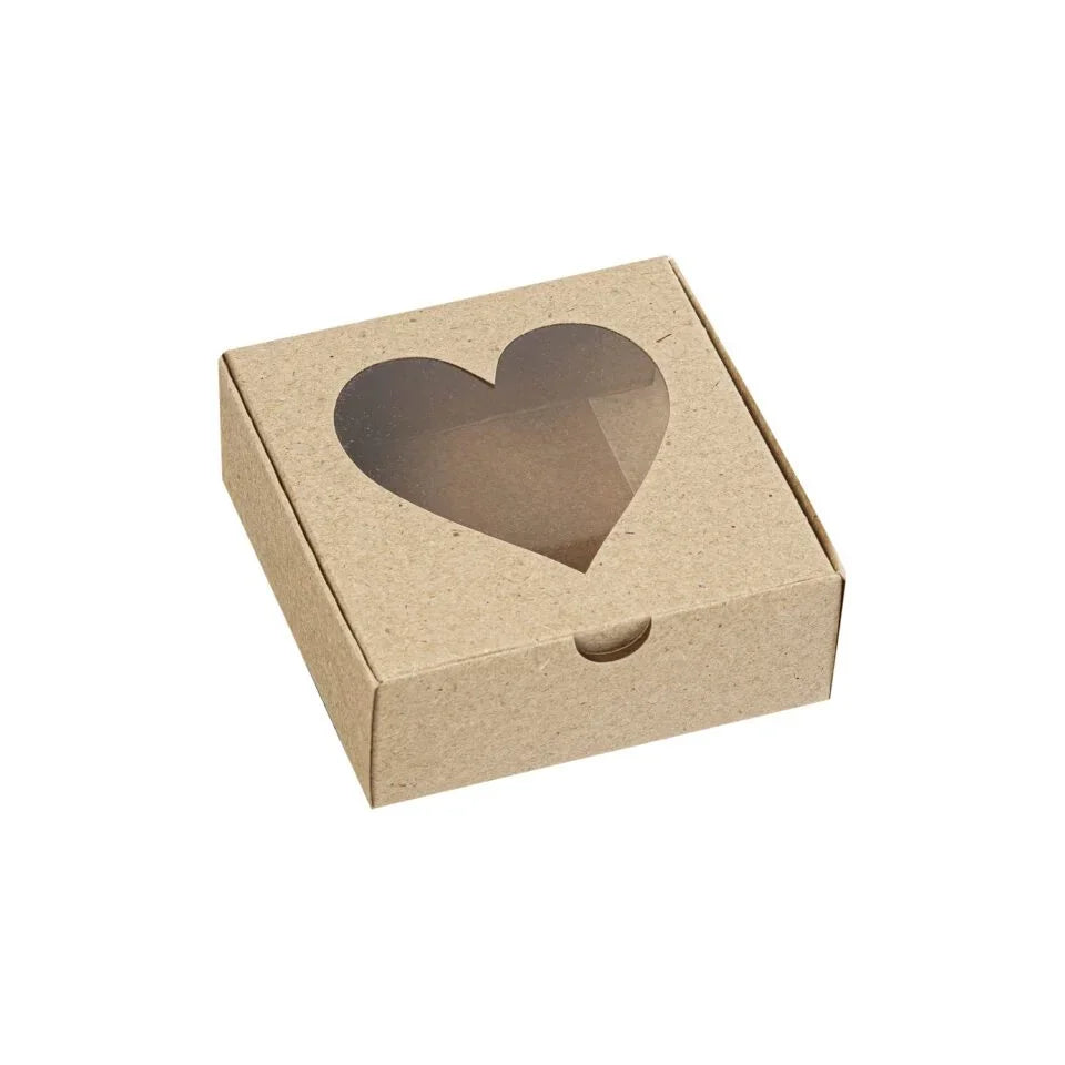 Medium Square Heart Window Box