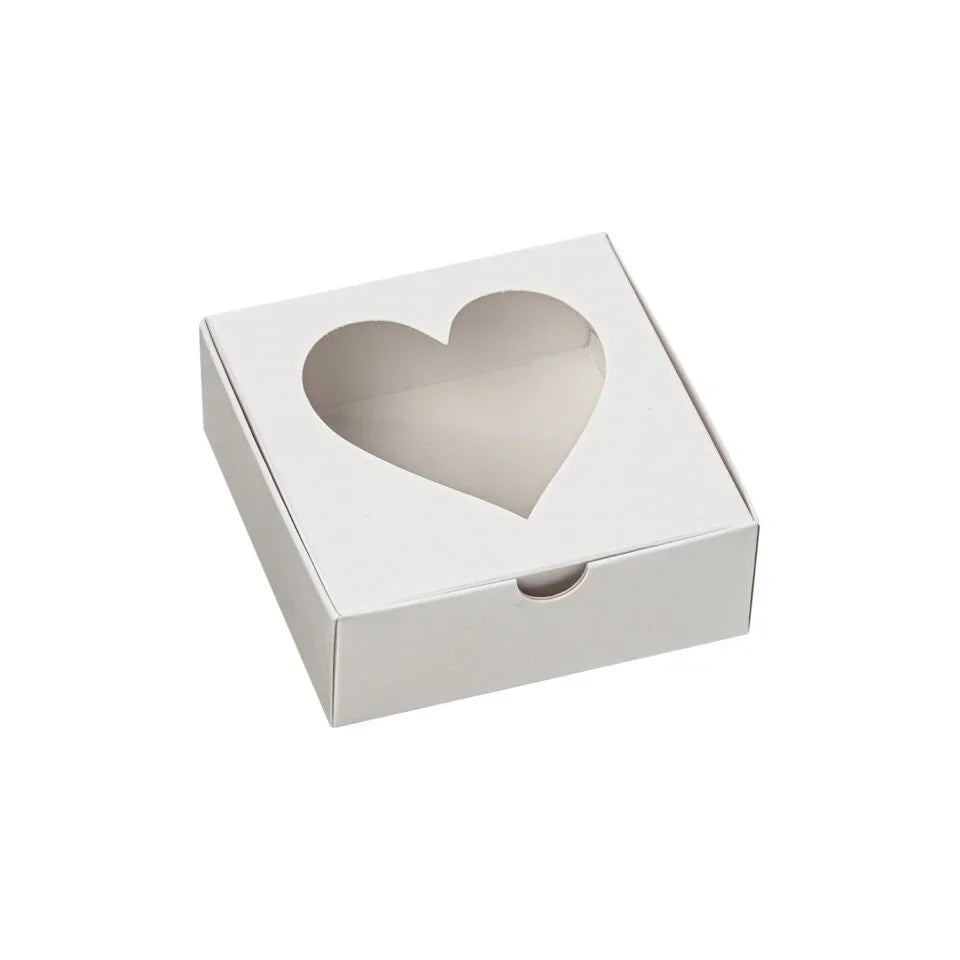 Medium Square Heart Window Box