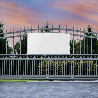 Sublimated Display Fabric Banner 2.45m x 1.2m-Fence Banners-Gift Wrap Shop