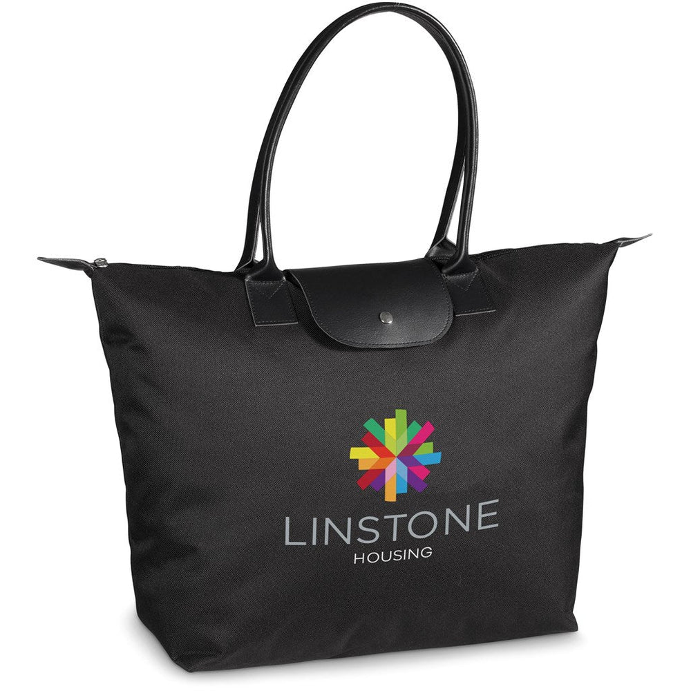 Metro Fashion Tote - Black-Shoppers and Totes | Custom-branded & Personalised Bags | Giftwrap Shop