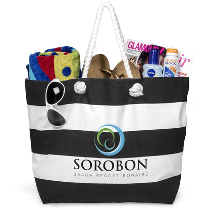 US Basic Coastline Cotton Beach Bag-Shoppers and Totes | Custom-branded & Personalised Bags | Giftwrap Shop
