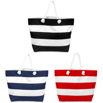 US Basic Coastline Cotton Beach Bag-Shoppers and Totes | Custom-branded & Personalised Bags | Giftwrap Shop