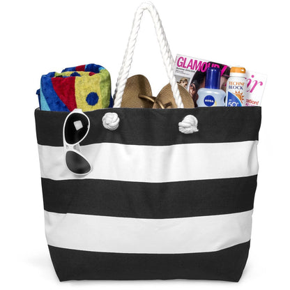 US Basic Coastline Cotton Beach Bag-Shoppers and Totes | Custom-branded & Personalised Bags | Giftwrap Shop