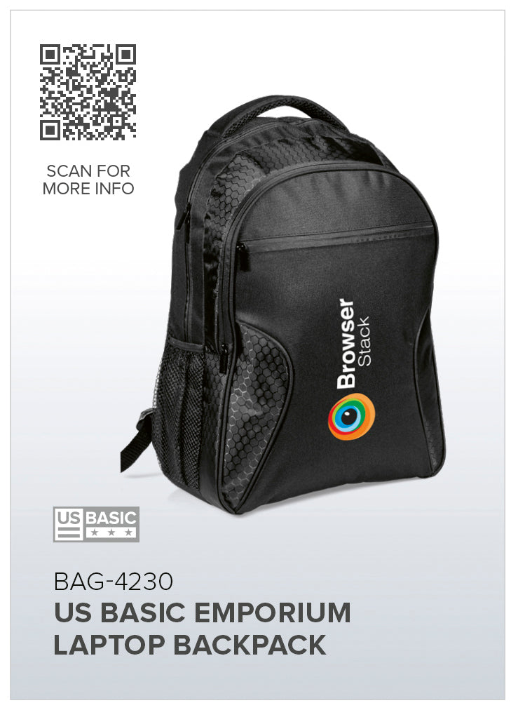 US Basic Emporium Laptop Backpack-Custom branded-Giftwrap Shop