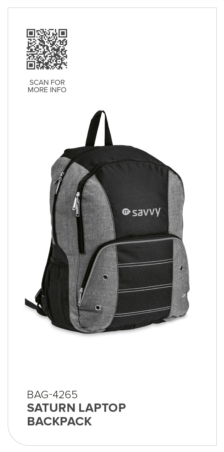 Saturn Laptop Backpack-Custom branded-Giftwrap Shop