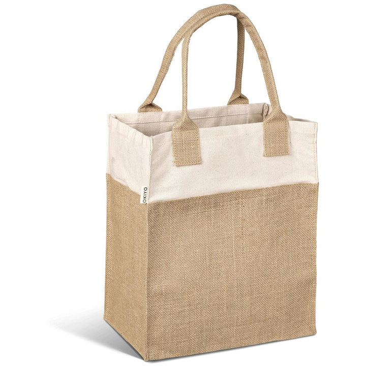 Okiyo Yoshi Jute & Cotton Tote-Eco-Friendly Bags | Custom-branded & Personalised Bags | Giftwrap Shop