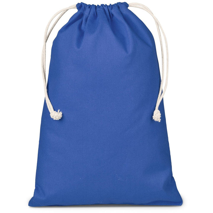 Allsorts Maxi Cotton Drawstring Pouch - Blue | Custom Branded & Personalised Bags | Just Brand 