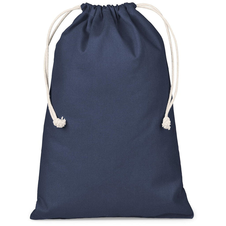 Allsorts Maxi Cotton Drawstring Pouch - Navy | Custom Branded & Personalised Bags | Just Brand