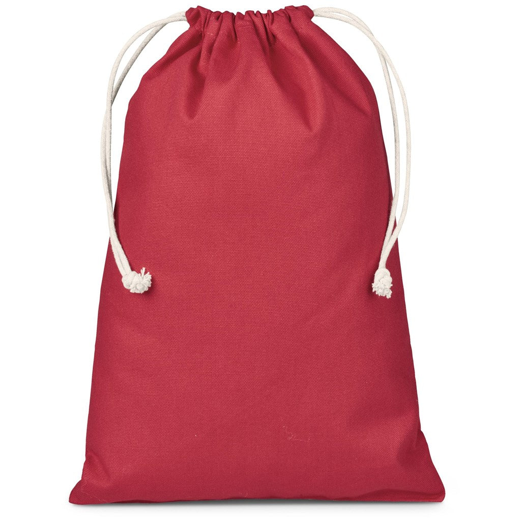 Allsorts Maxi Cotton Drawstring Pouch - Red | Custom Branded & Personallised Bags | Just Brand