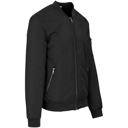 Mens Crusader Bomber Jacket - Black | Jackets | Custom-branded corporate clothing | Gift Wrap Shop