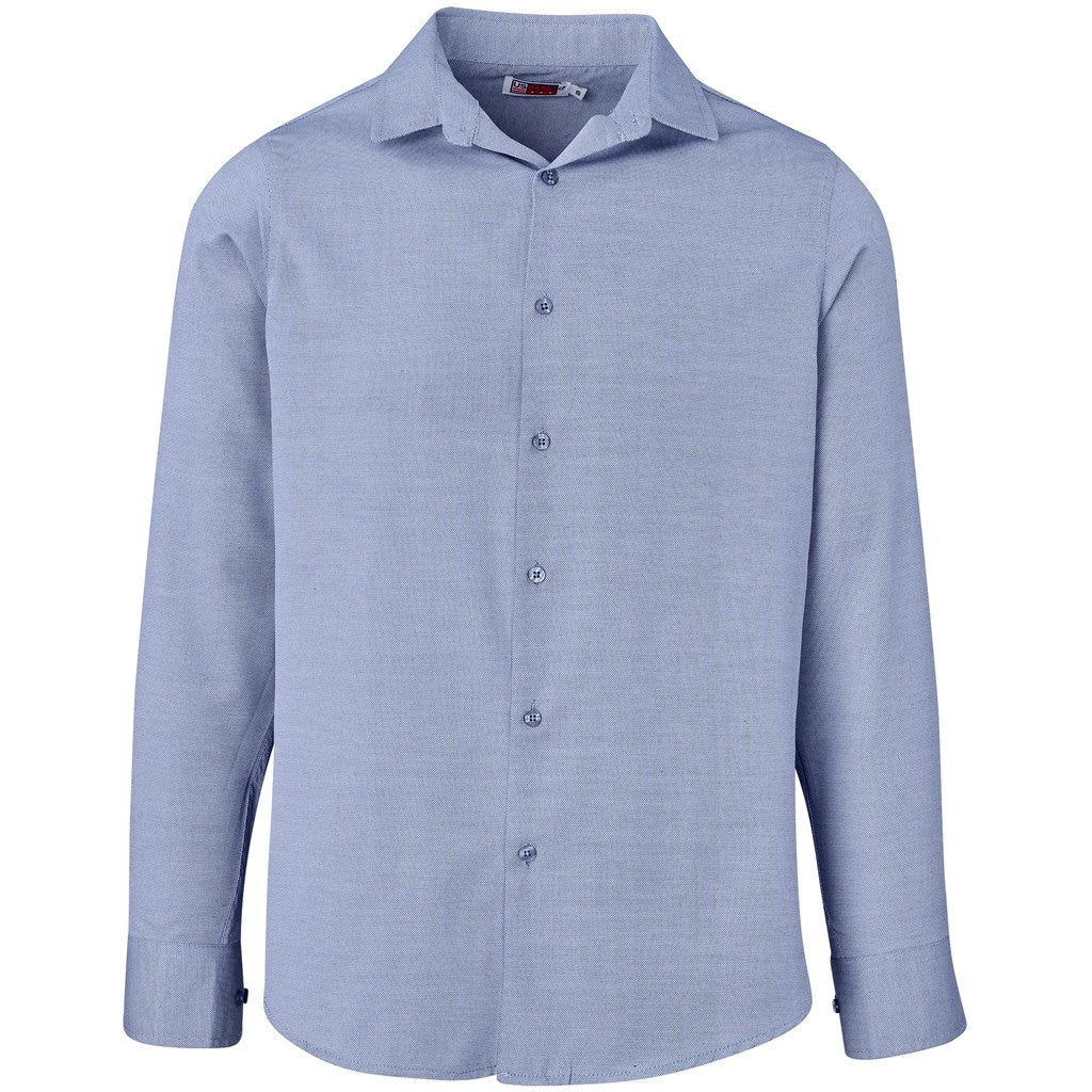 Mens Long Sleeve Wallstreet Shirt - Navy | Lounge Shirts | Corporate clothing | Gift Wrap Shop