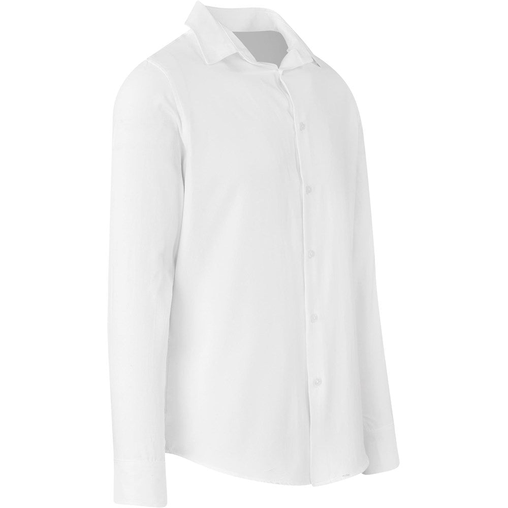 Mens Long Sleeve Wallstreet Shirt - White | Lounge Shirts | Corporate clothing | Gift Wrap Shop