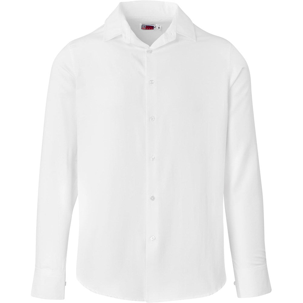 Mens Long Sleeve Wallstreet Shirt - White | Lounge Shirts | Corporate clothing | Gift Wrap Shop