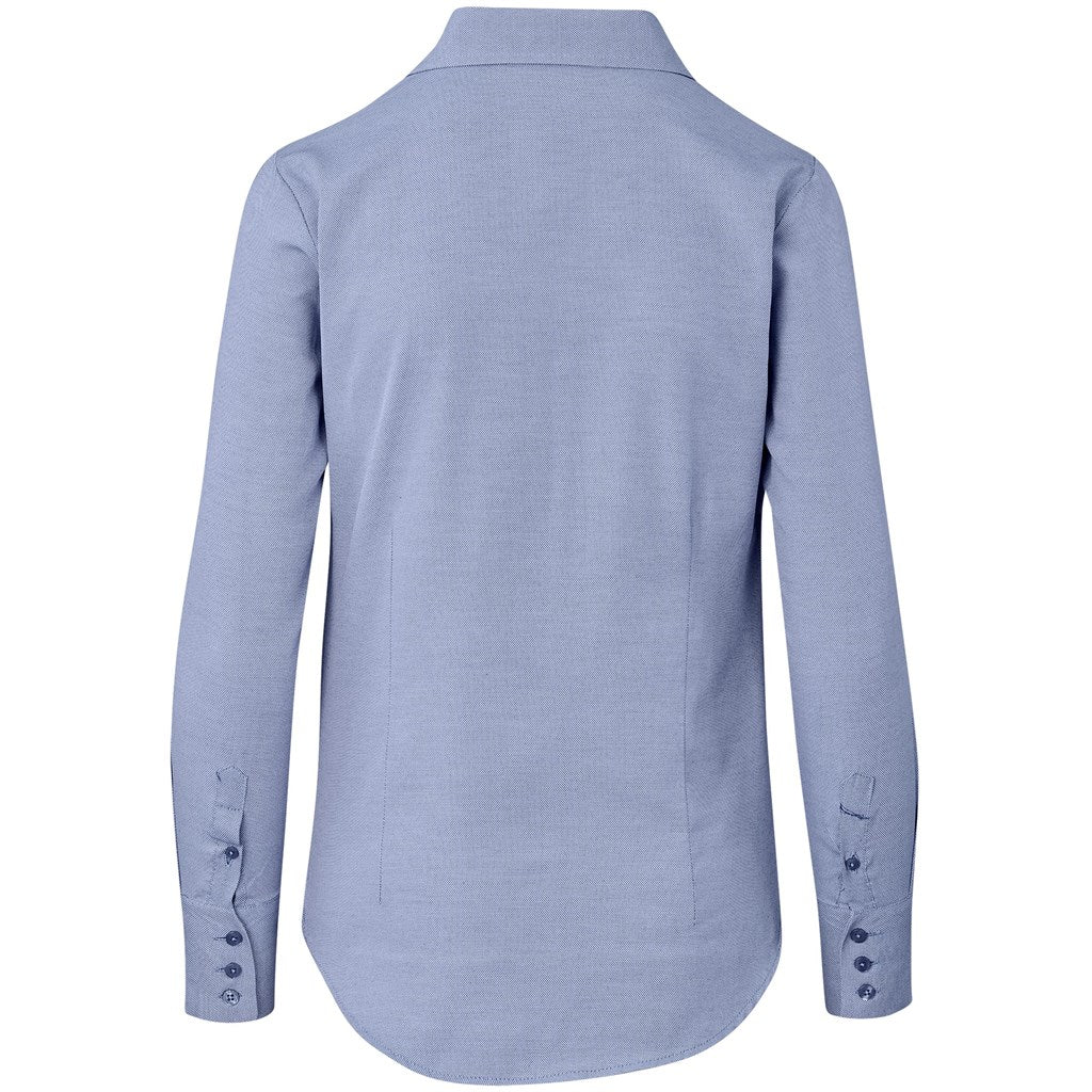 Ladies Long Sleeve Wallstreet Shirt - Navy | Lounge Shirts | Corporate clothing | Gift Wrap Shop