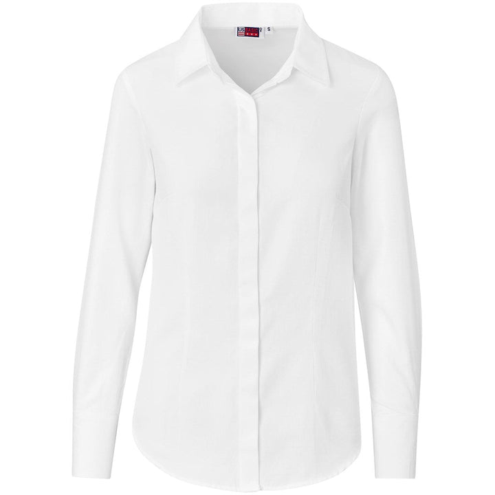 Ladies Long Sleeve Wallstreet Shirt - White | Lounge Shirts | Corporate clothing | Gift Wrap Shop