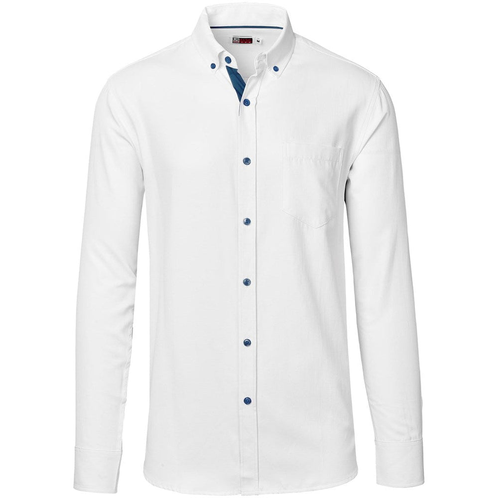 Mens Long Sleeve Casablanca Shirt - Navy | Lounge Shirts | Corporate clothing | Gift Wrap Shop