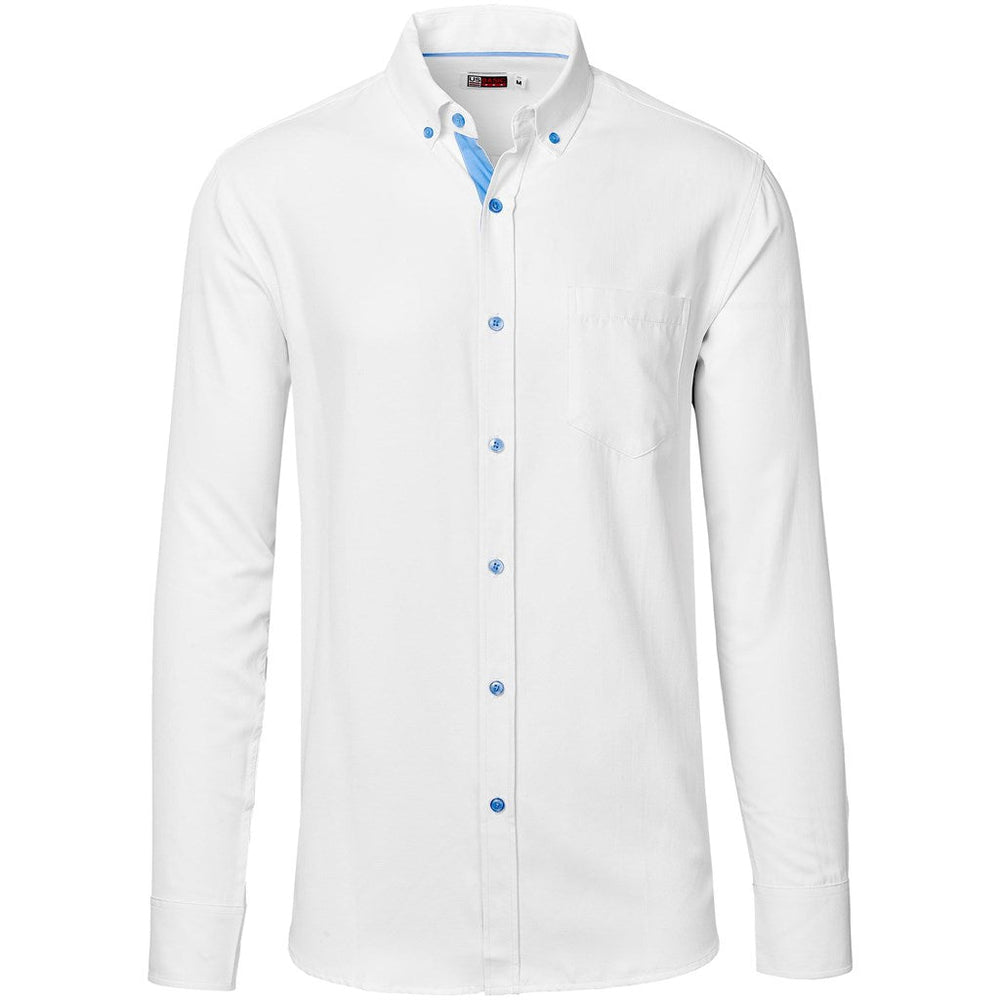 Mens Long Sleeve Casablanca Shirt - Sky Blue | Lounge Shirts | Corporate clothing | Gift Wrap Shop