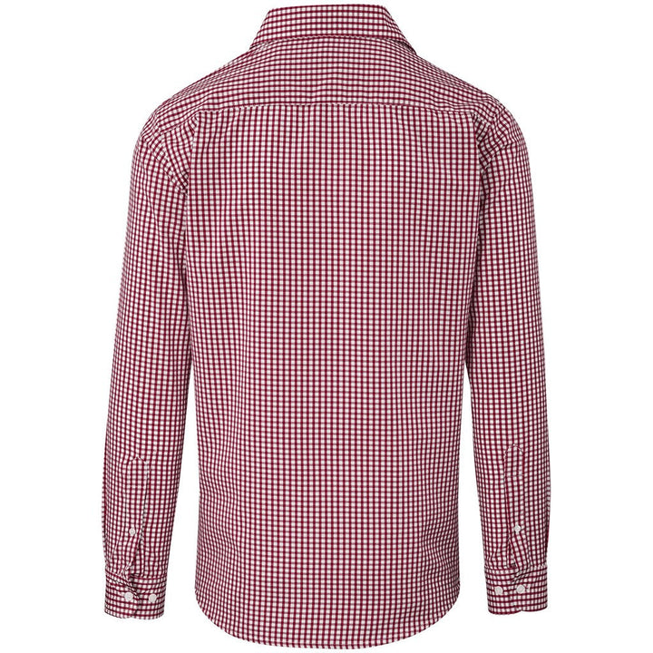 Mens Long Sleeve Kenton Shirt - Red | Lounge Shirts | Corporate clothing | Gift Wrap Shop