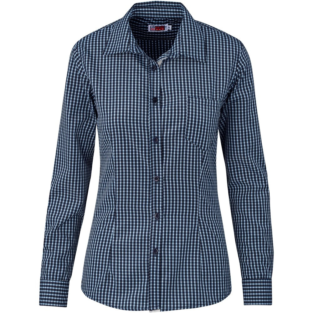 Ladies Long Sleeve Kenton Shirt - Navy | Lounge Shirts | Corporate clothing | Gift Wrap Shop