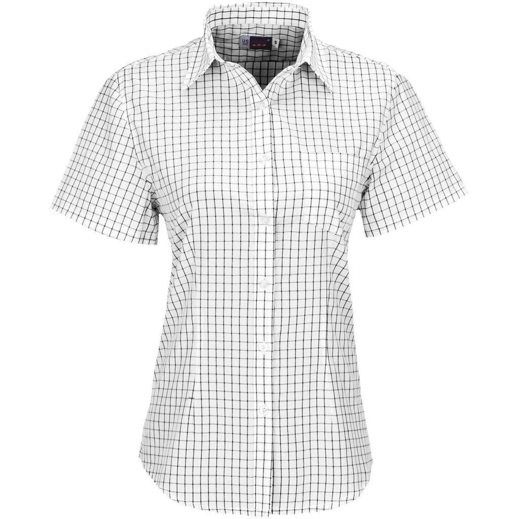 Ladies Short Sleeve Aston Shirt - White | Lounge Shirts | Corporate clothing | Gift Wrap Shop