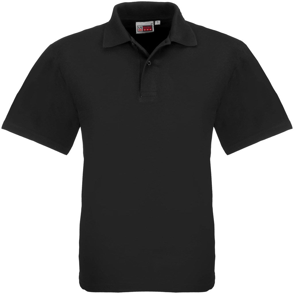 Kids Elemental Golf Shirt - Black | Golf Shirts | Custom-branded Kids Clothing | Giftwrap Shop