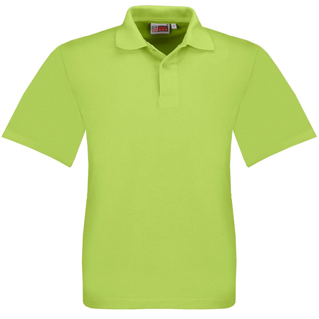 Kids Elemental Golf Shirt - Lime | Golf Shirts | Custom-branded Kids Clothing | Giftwrap Shop