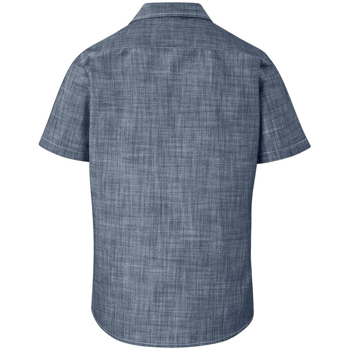 Mens Short Sleeve Windsor Shirt - Navy | Lounge Shirts | Corporate clothing | Gift Wrap Shop