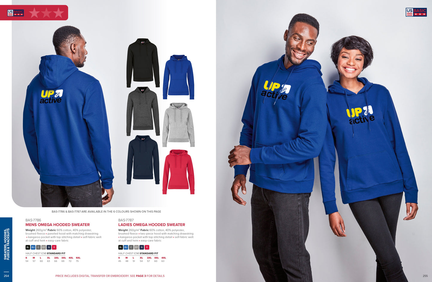 Mens Omega Hooded Sweater | Corporate Clothing | Just Brand