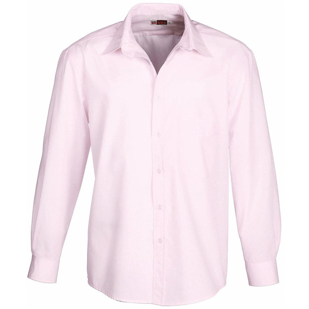 Mens Long Sleeve Washington Shirt - Pink | Lounge Shirts | Corporate clothing | Gift Wrap Shop