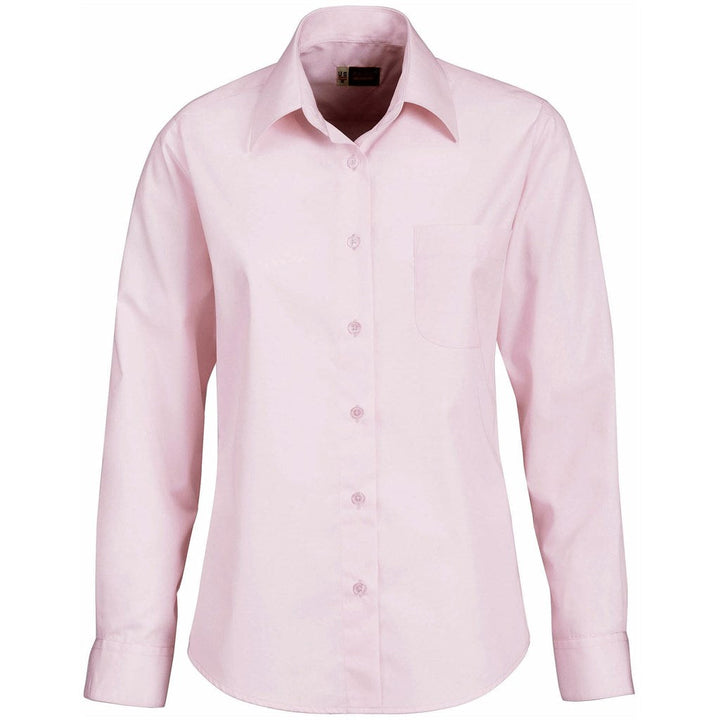 Ladies Long Sleeve Washington Shirt - Pink | Lounge Shirts | Corporate clothing | Gift Wrap Shop