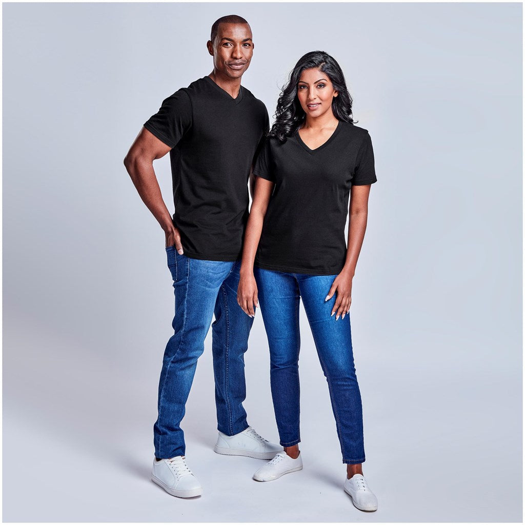 Mens Super Club 165 V-Neck T-Shirt | Personalised & Custom Branded Corporate Clothing | Just Brand