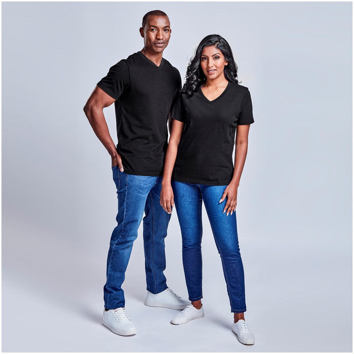 Mens Super Club 165 V-Neck T-Shirt | Personalised & Custom Branded Corporate Clothing | Just Brand