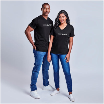 Mens Super Club 165 V-Neck T-Shirt | Personalised & Custom Branded Corporate Clothing | Just Brand