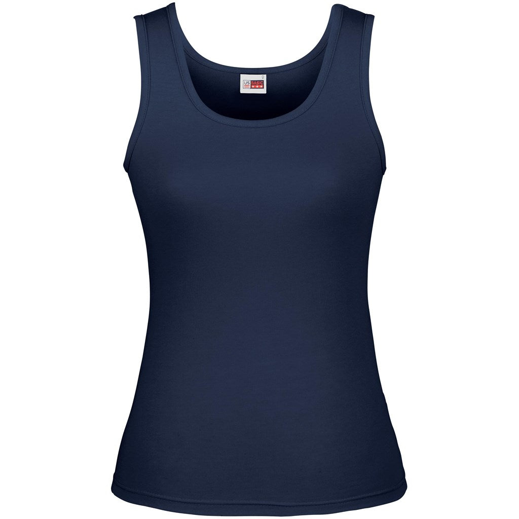 Ladies Columbia Tank Top - Navy-T-Shirts | Custom-branded & Personalised T-shirts | Giftwrap Shop