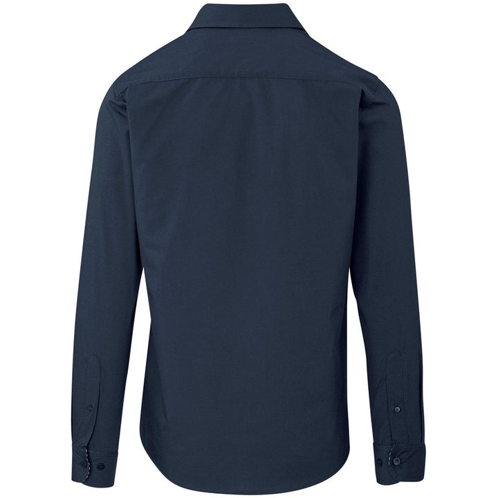 Mens Long Sleeve Warrington Shirt - Navy | Lounge Shirts | Corporate clothing | Gift Wrap Shop