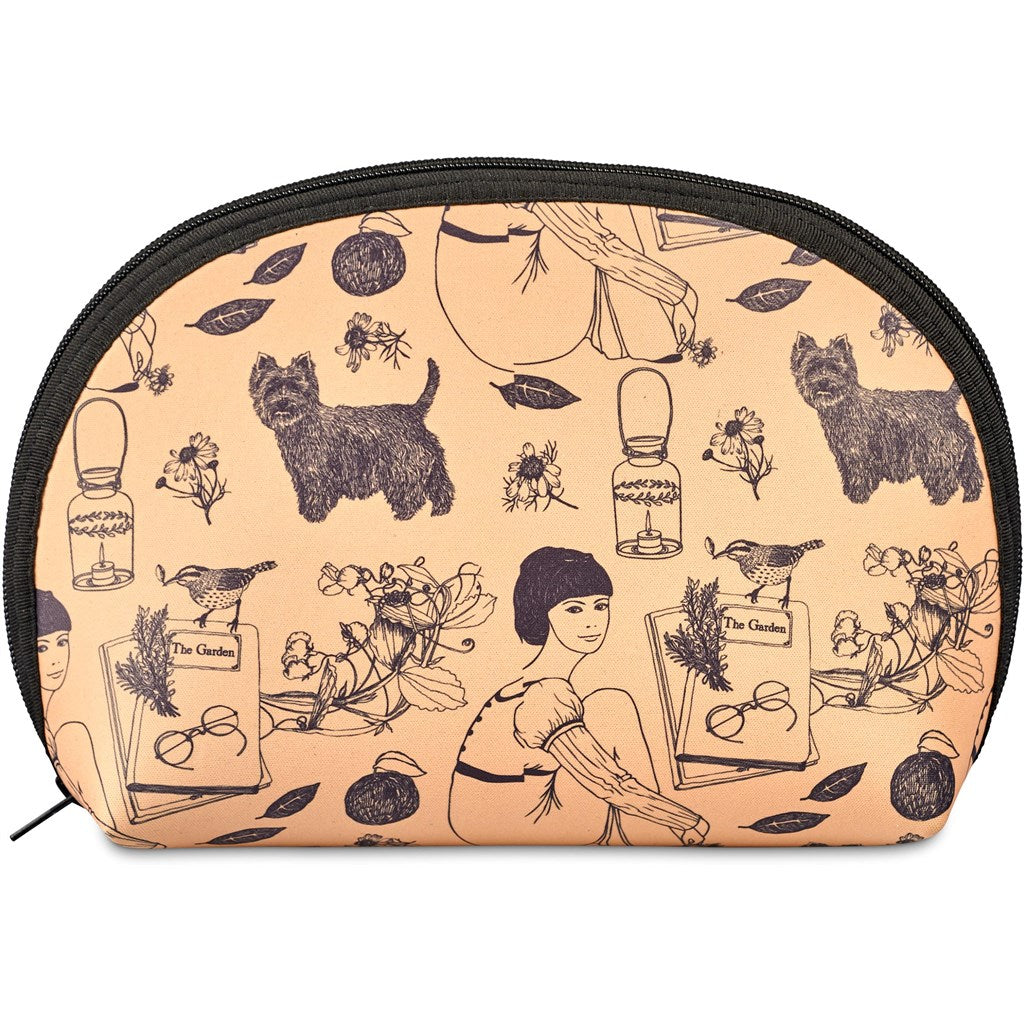 Hoppla Isabella Neoprene Midi Cosmetic Bag-Custom Toiletry and Cosmetic Bags-Gift Wrap Shop