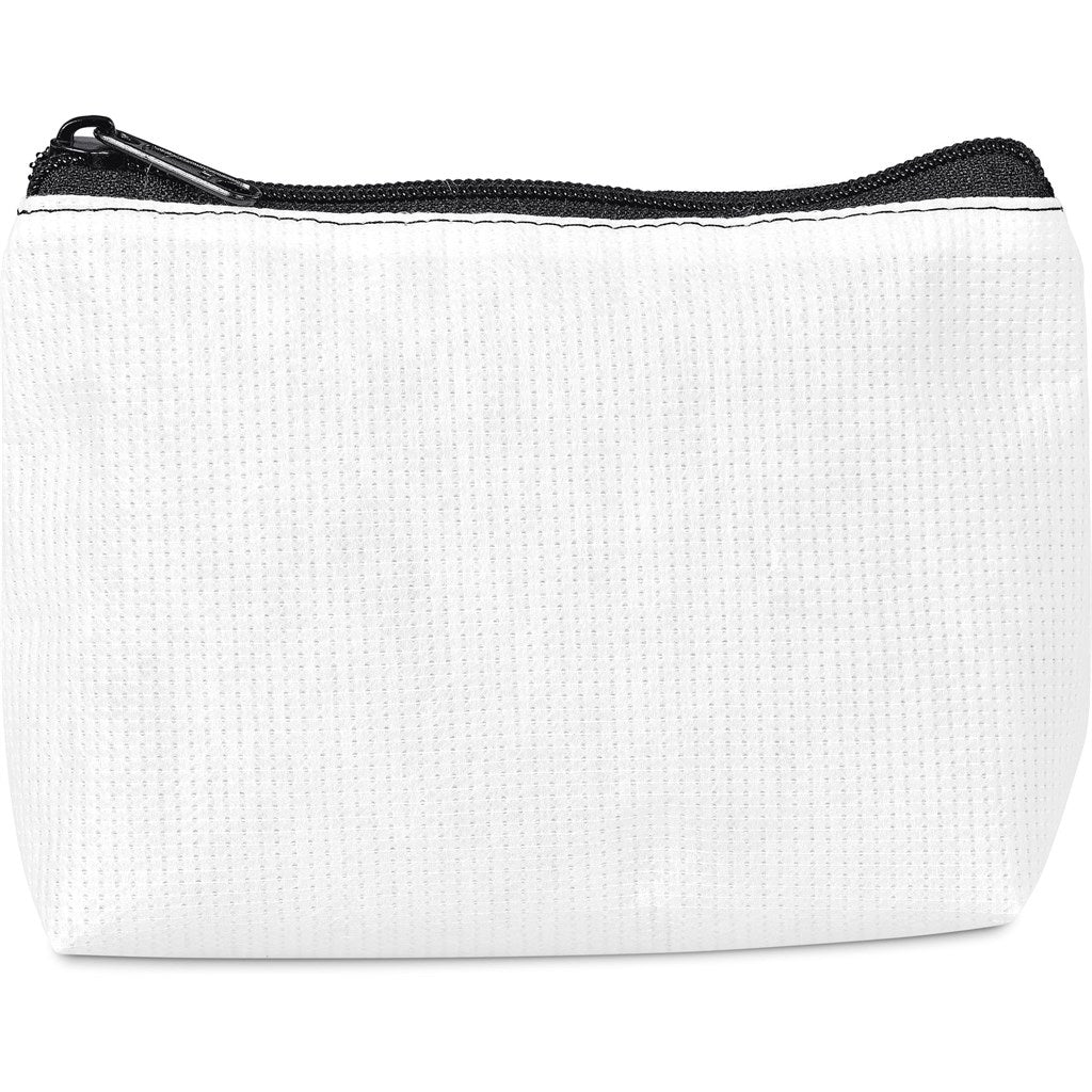 Hoppla Leanne RPET Stitch-Bond Mini Toiletry Bag-Custom Toiletry and Cosmetic Bags-Gift Wrap Shop