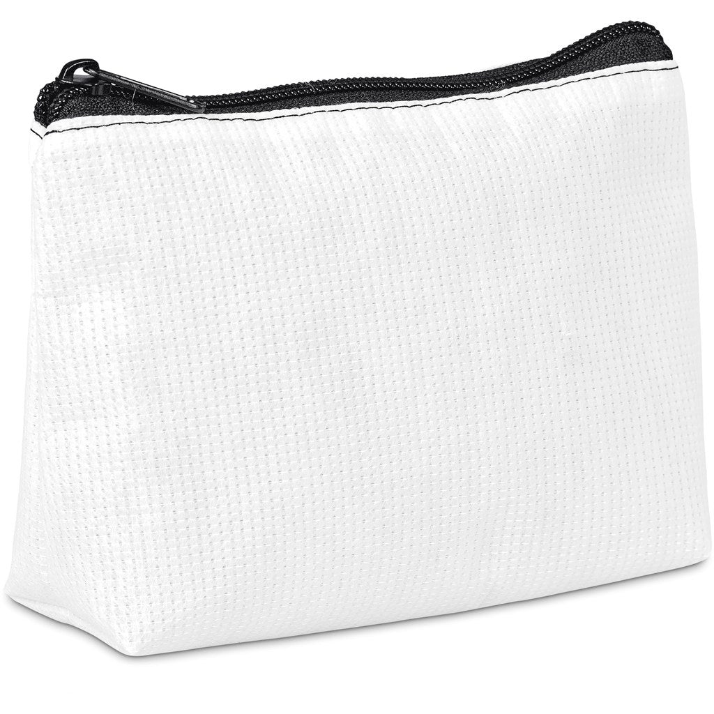 Hoppla Leanne RPET Stitch-Bond Mini Toiletry Bag-Custom Toiletry and Cosmetic Bags-Gift Wrap Shop