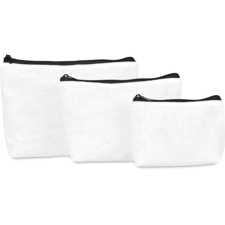 Hoppla Leanne RPET Stitch-Bond Mini Toiletry Bag-Custom Toiletry and Cosmetic Bags-Gift Wrap Shop