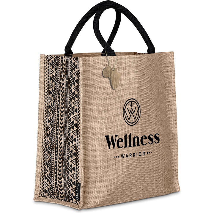 Andy Cartwright Symmetry Jute Tote-Eco-Friendly Bags | Custom-branded & Personalised Bags | Giftwrap Shop