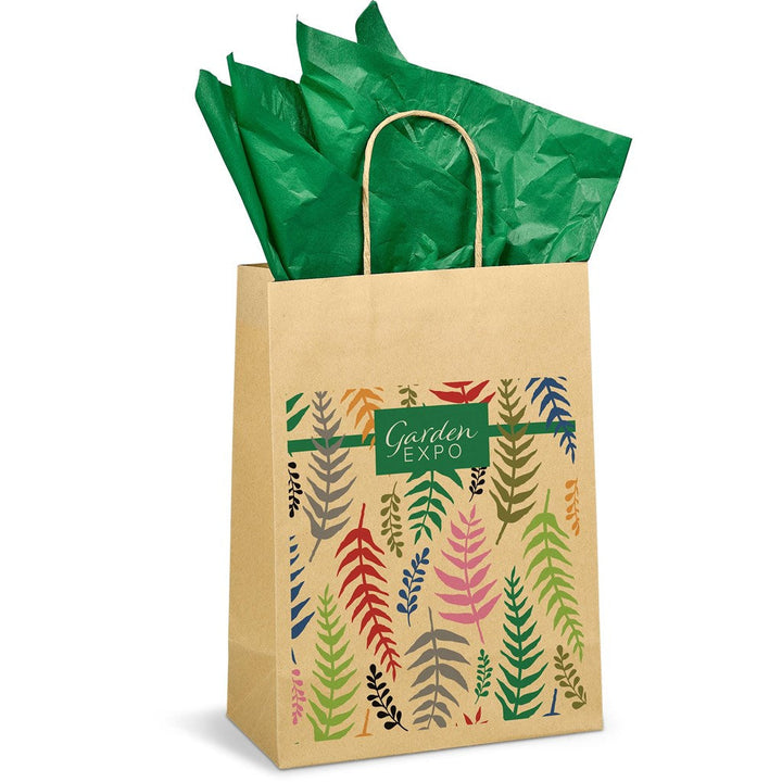 Ecological Digital Print Midi Paper Gift Bag 150gsm