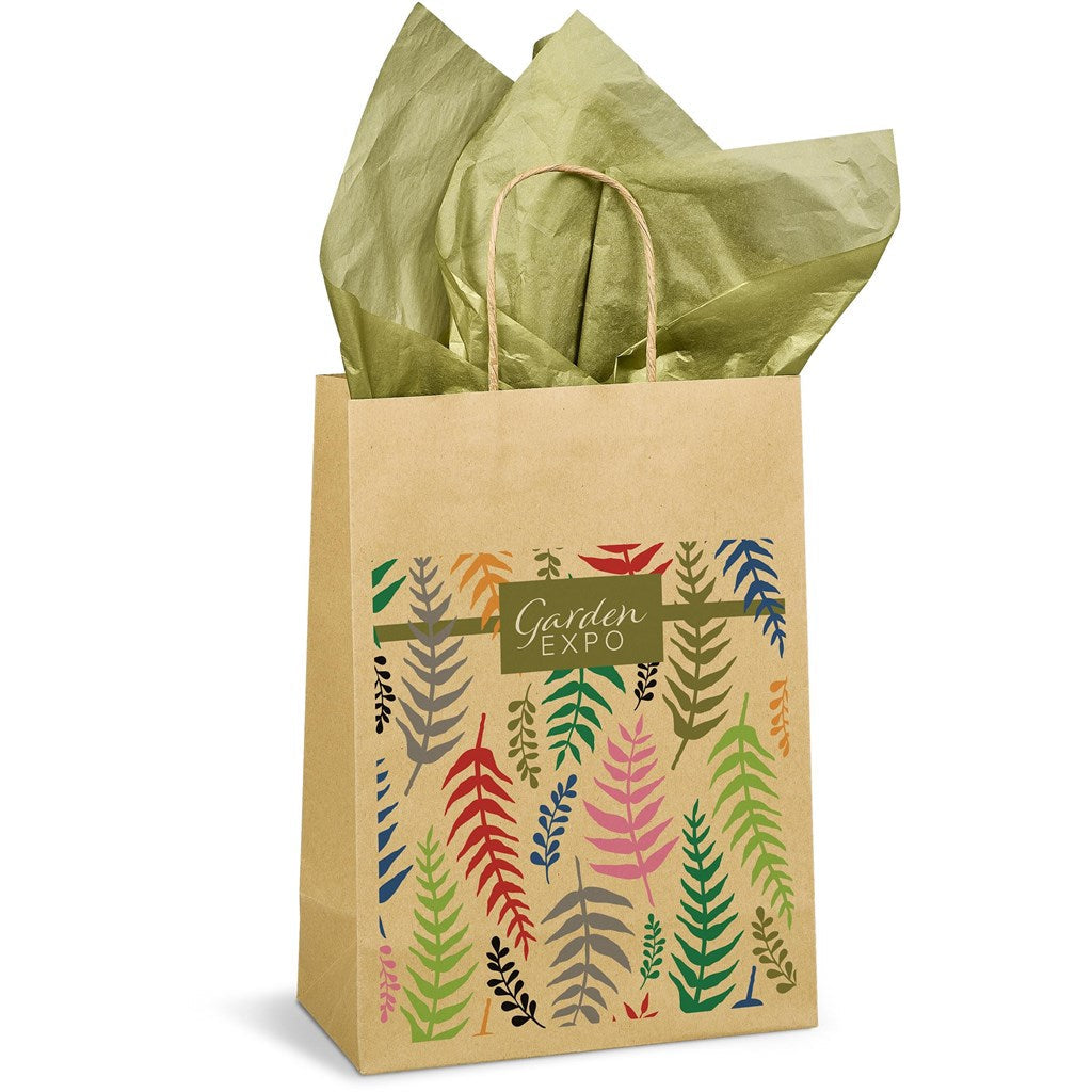 Ecological Digital Print Midi Paper Gift Bag 150gsm