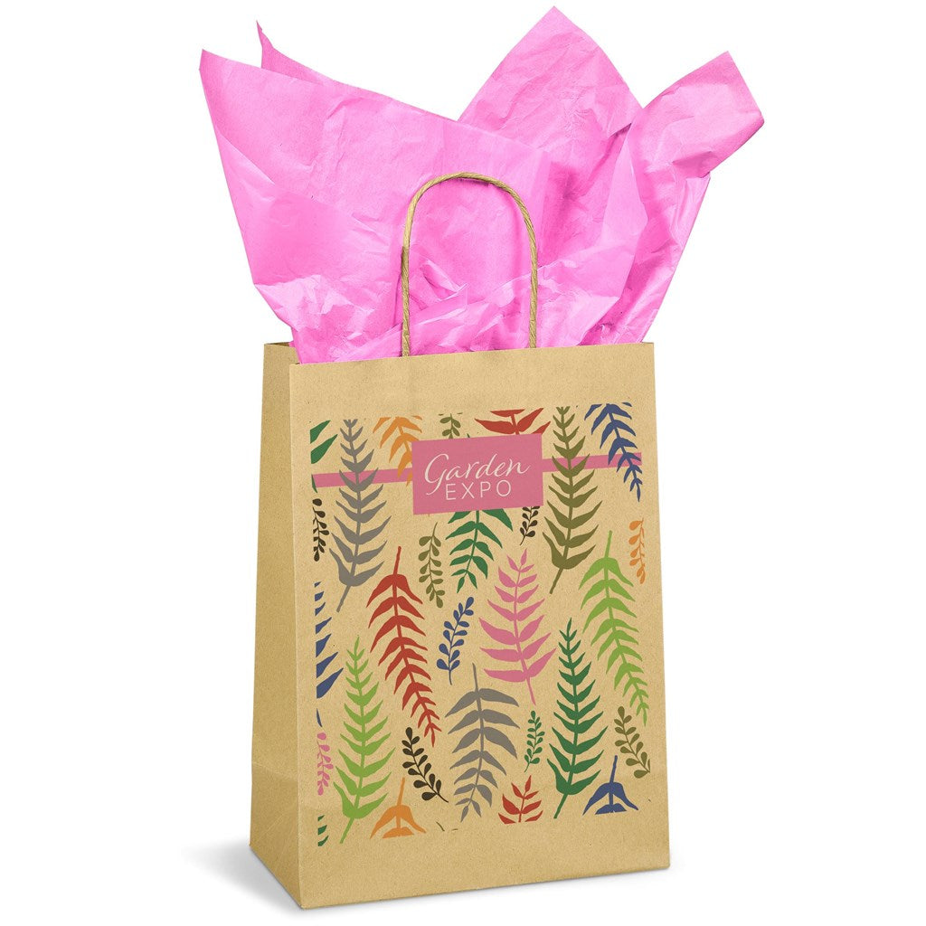 Ecological Digital Print Midi Paper Gift Bag 150gsm