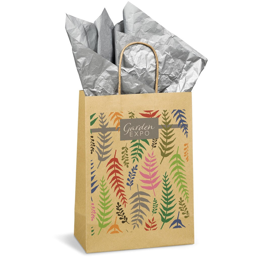 Ecological Digital Print Midi Paper Gift Bag 150gsm