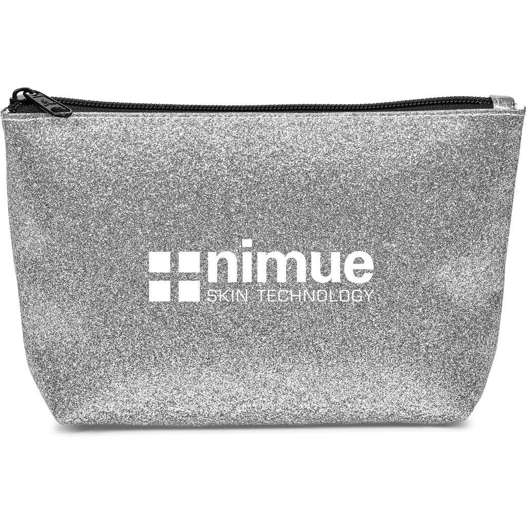 Sparkle Cosmetic Bag - Silver | Bags | Custom Branded Promotional Bags | Giftwrap Shop