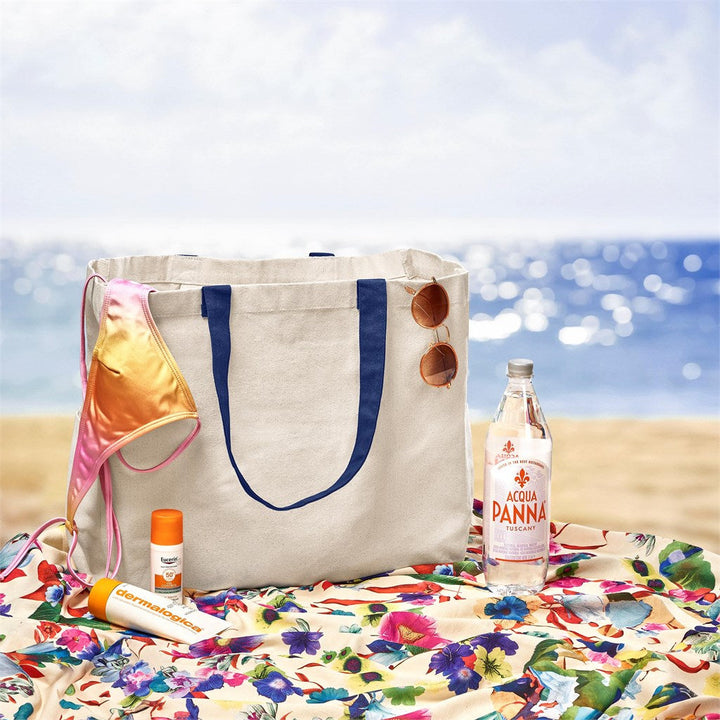 Kooshty Barbados Large Cotton Beach Bag-Shoppers and Totes | Custom-branded & Personalised Bags | Giftwrap Shop